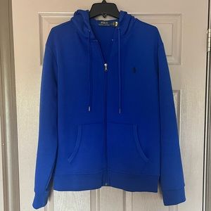 Polo Ralph Lauren Blue Zip Up Hoodie